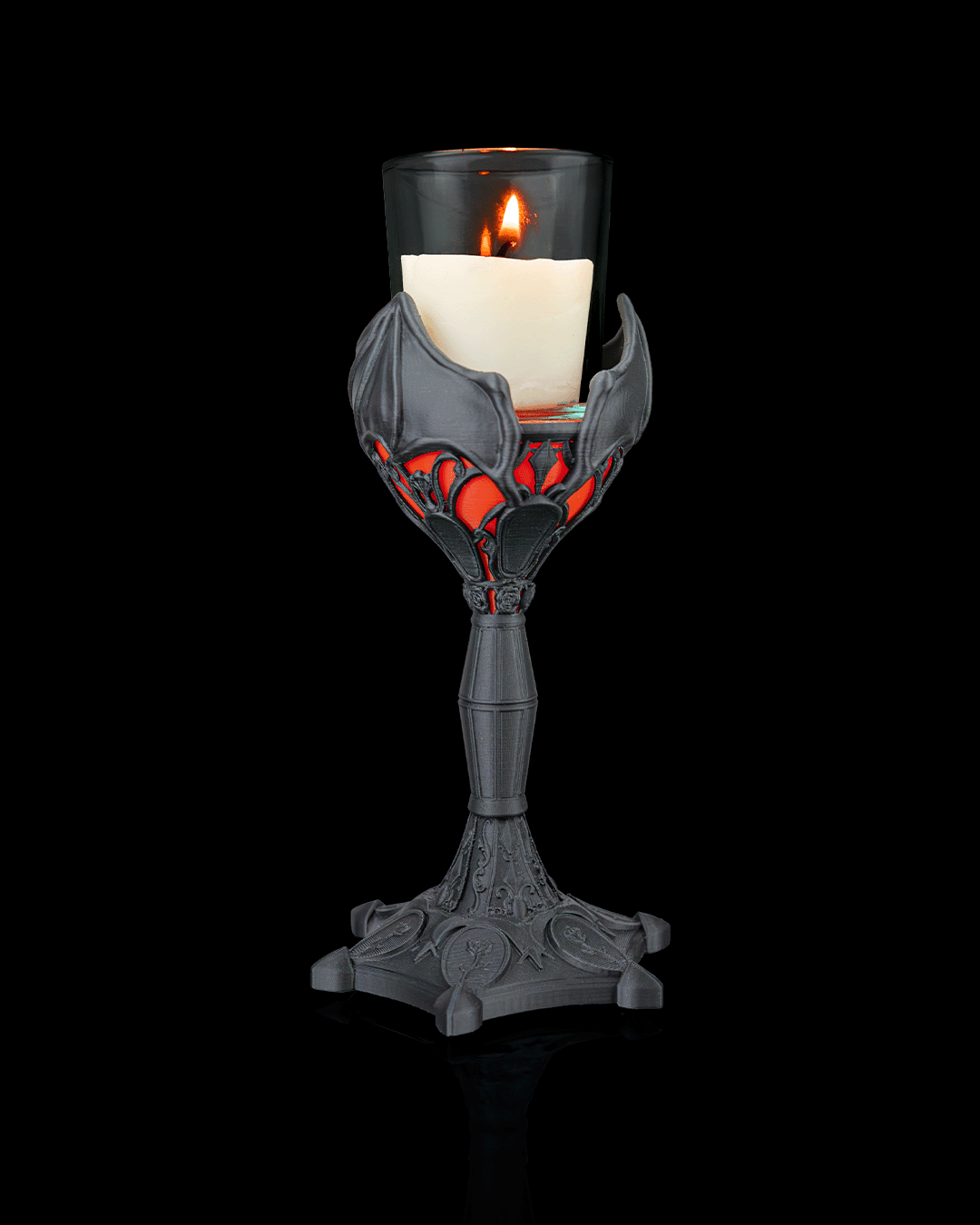 Dark Chalice Candle Holder