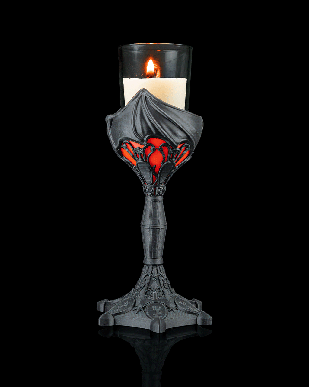 Dark Chalice Candle Holder