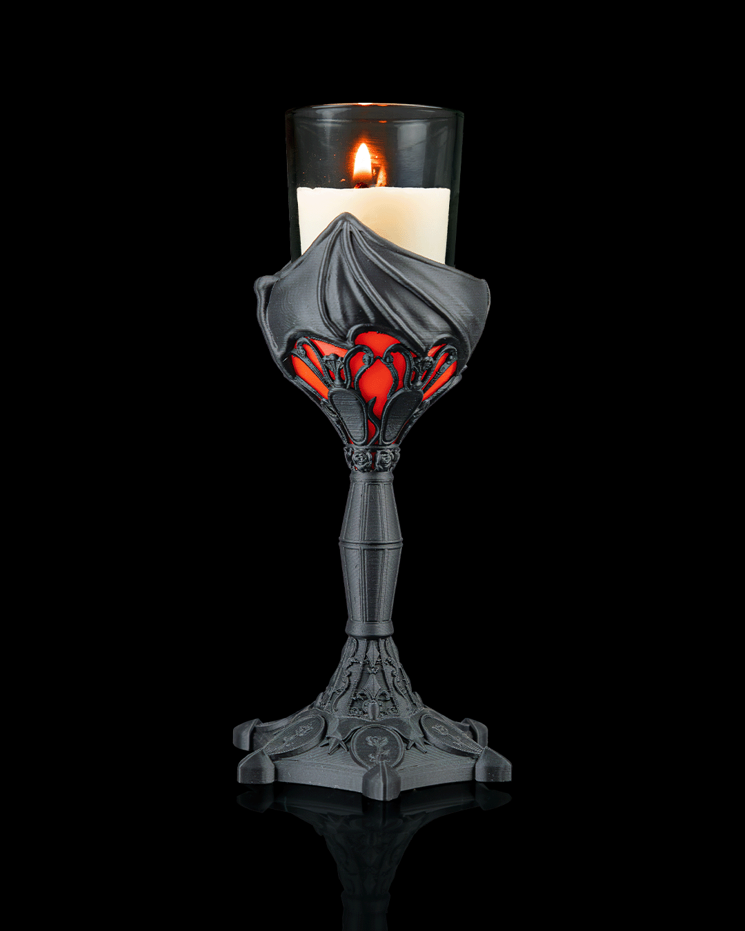 Dark Chalice Candle Holder