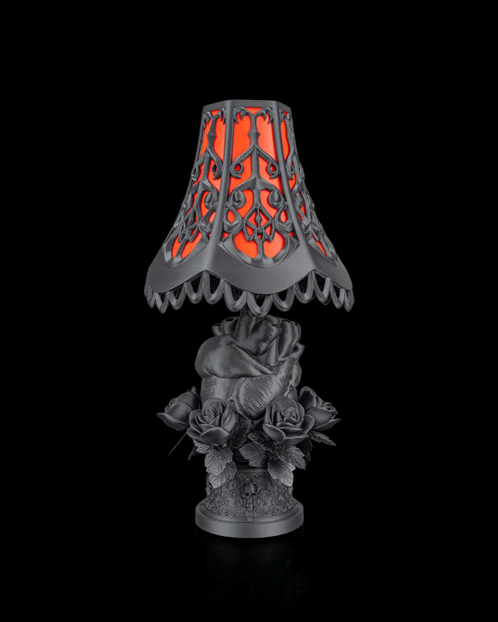 Black Heart Table Lamp