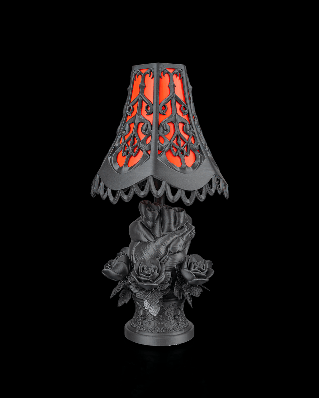 Black Heart Table Lamp