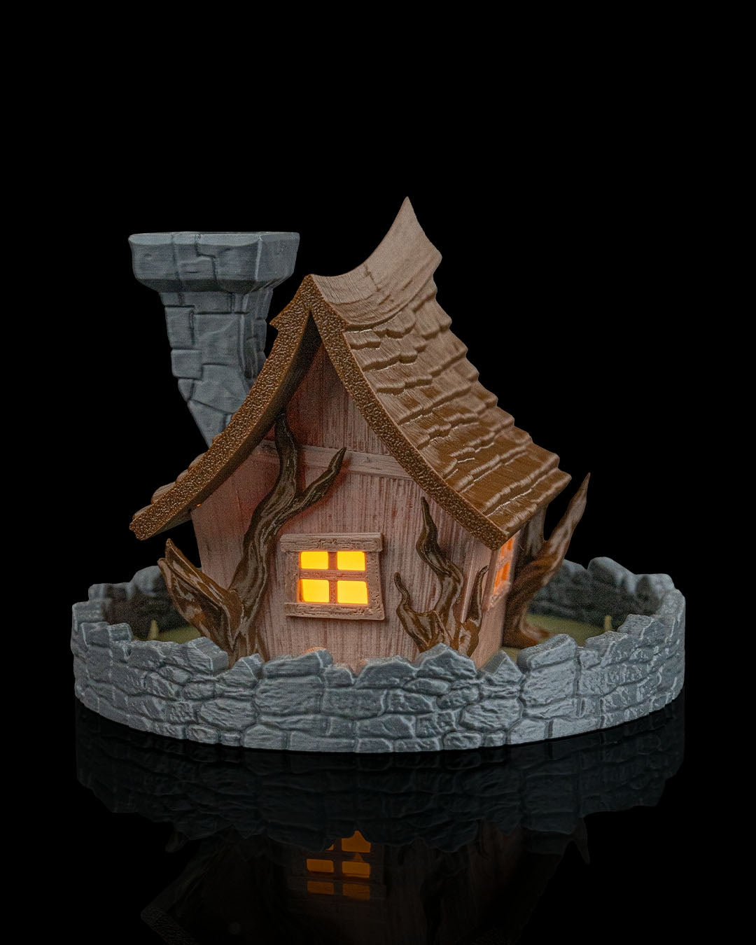Ghost Manor Lamp & Backflow Burner