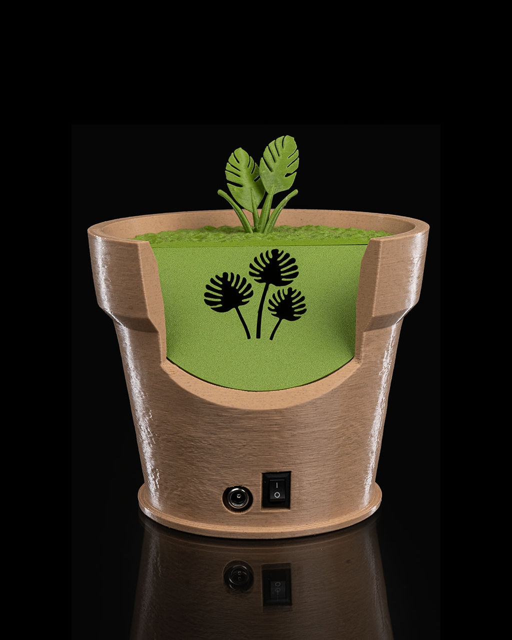 Monstera Plant Vase Light