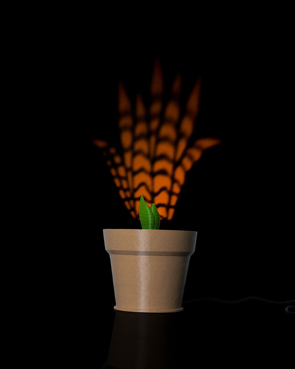 Snake Plant Vase Light
