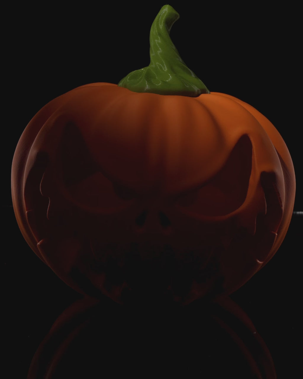 Flaming Pumpkin Wall Lamp